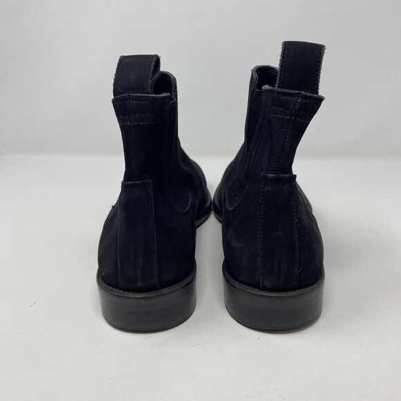 Zadig & Voltaire Boots Mens Size 9 Black Suede Chelsea Ankle Dress Pull On main image 5